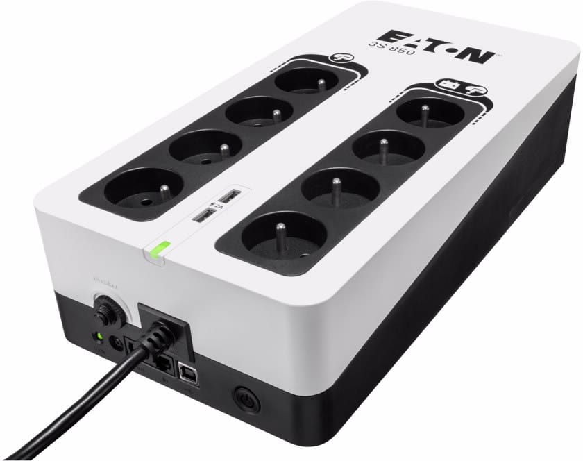جهاز UPS احتياطي Off-line Eaton 3S 850 USB FR - 510 W / 850 VA (3S850F) — صورة 1