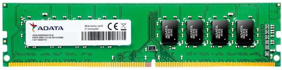Barrette mémoire ADATA DDR4-2666 UDIMM 4GB - 512MX16 - PC bureau (AD4U2666J4G19-S)