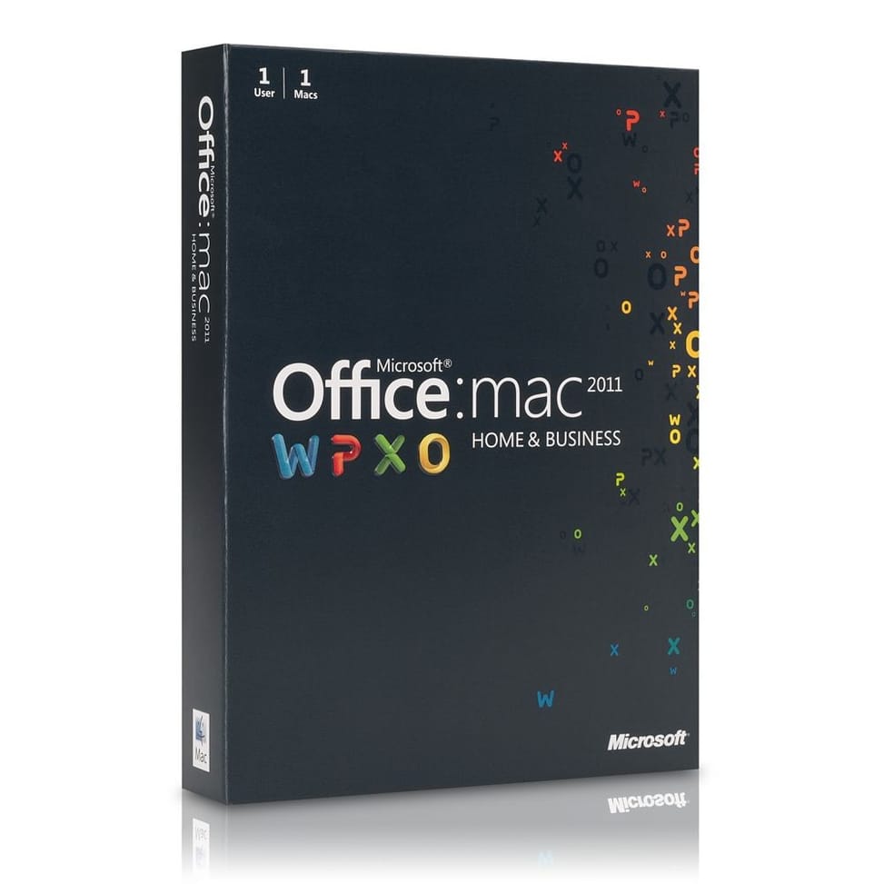 Microsoft Office pour Mac 2011 Home and Business Anglais non-EU/EFTA DVD (W6F-00028) — image 1