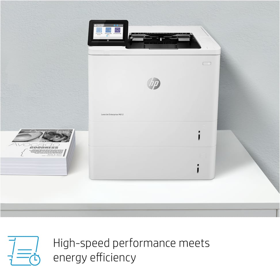 HP LaserJet Enterprise M612dn Monochrome Laser Printer (7PS86A) — image 6