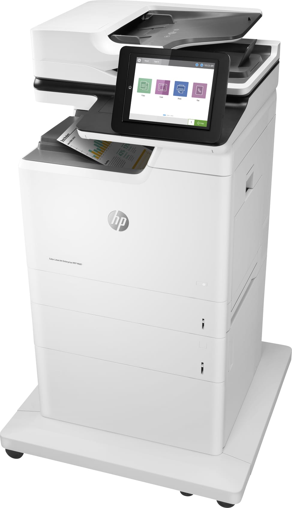 Imprimante Multifonction Laser Couleur HP Color LaserJet Enterprise M681f (J8A11A)