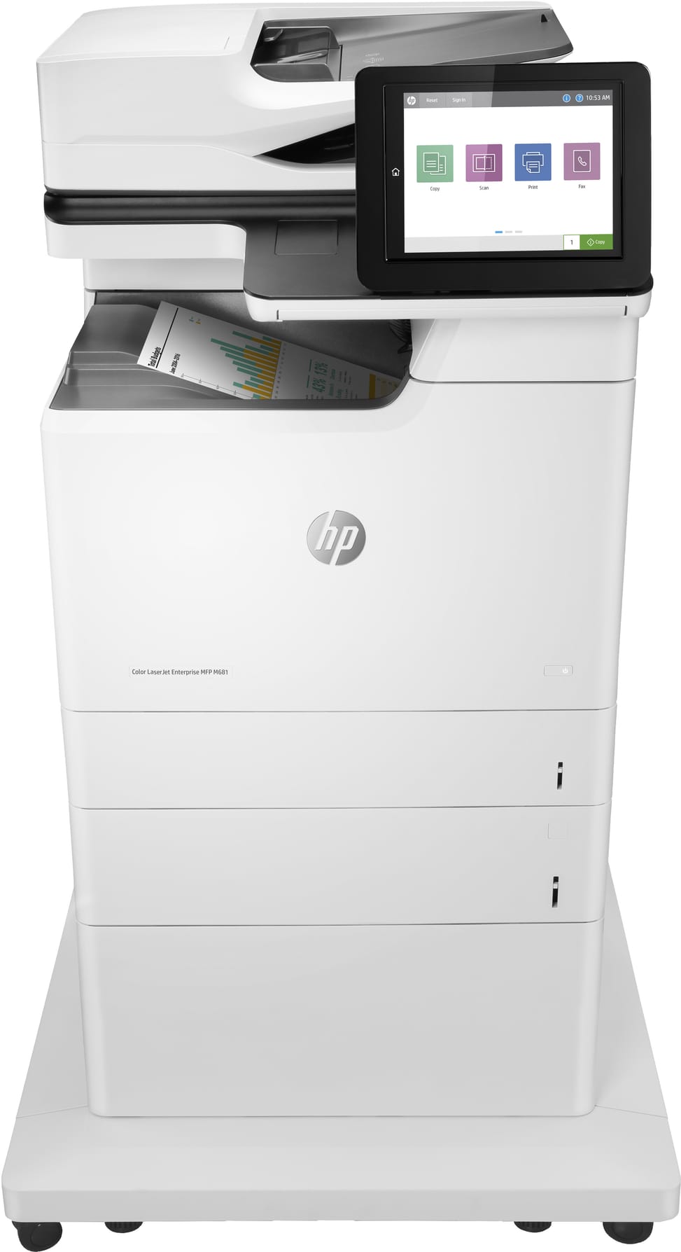 Imprimante Multifonction Laser Couleur HP Color LaserJet Enterprise M681f (J8A11A)