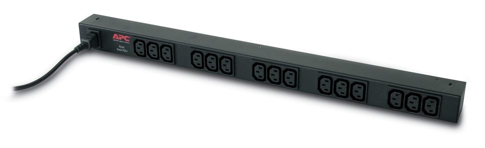 APC - Basic Rack PDU - 15 C13 outlets - 10A - 230V - 2m cord (AP9568) — image 1