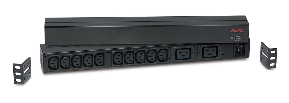 APC, Rack PDU Basic 1U, 16A,208&230V, (10)C13 & (2)C19 (AP9559) — image 1