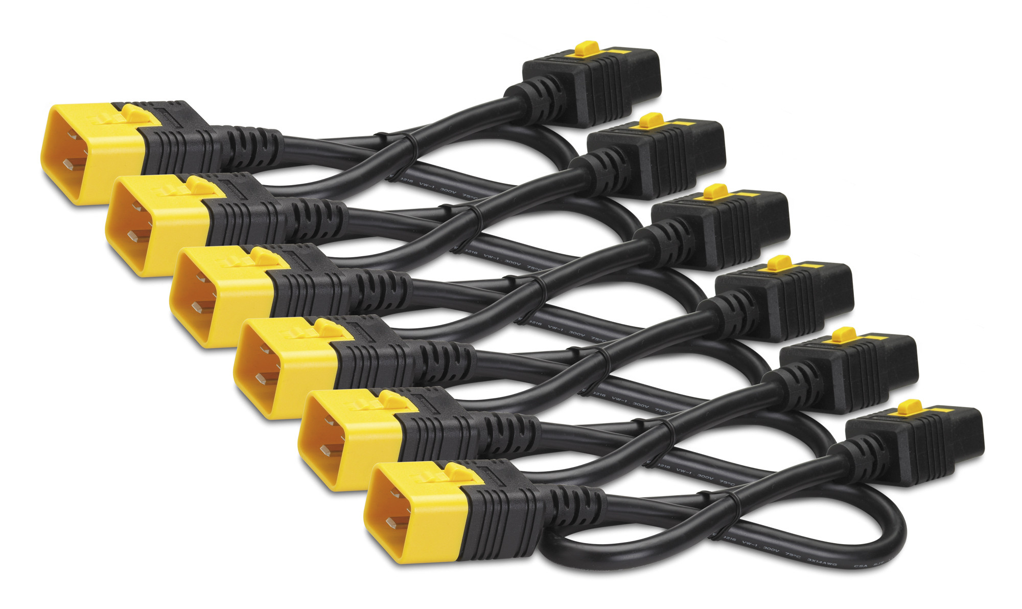 Power Cord Kit (6 ea), Locking, C19 to C20, 0.6m (AP8712S) prix Maroc