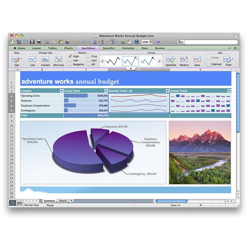 Microsoft Office pour Mac 2011 Home and Business Anglais non-EU/EFTA DVD (W6F-00028) — image 6