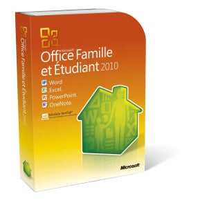 Microsoft Office 2010 Home and Student Français (32-bit/x64) - DVD (79G-02138)