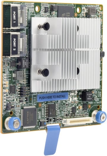 Contrôleur modulaire HPE Smart Array P408i-a SR de 10e génération (8 voies internes/2 Go de mémoire cache), 12G SAS (804331-B21)