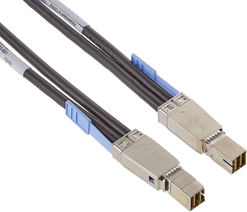 Câble HPE Mini SAS externe haute densité sur Mini SAS, 2,0 m (716197)