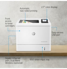 Imprimante Laser Couleur HP LaserJet Enterprise M554dn (7ZU81A)