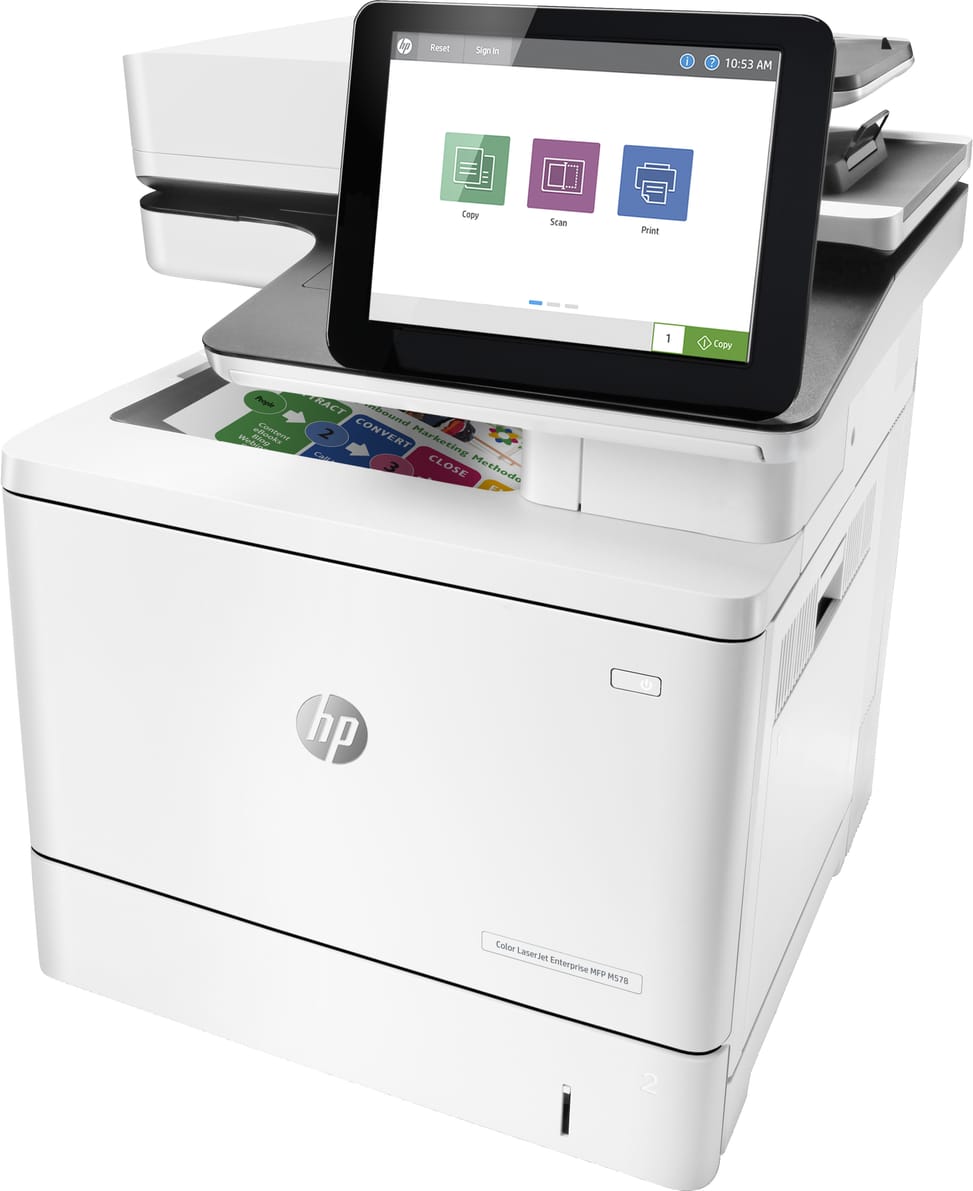 HP Laser M578dn Couleur MFP 3en1 A4 Réseau R/V PPM  (7ZU85A)