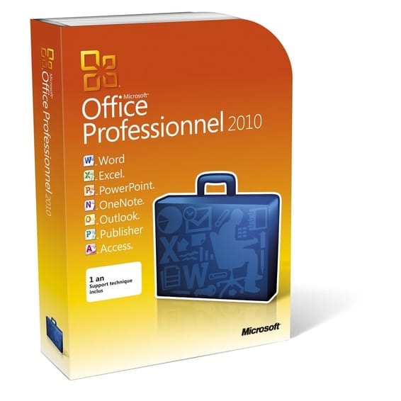 Microsoft Office 2010 Professionnel Français (32-bit/x64) - DVD (269-14673)
