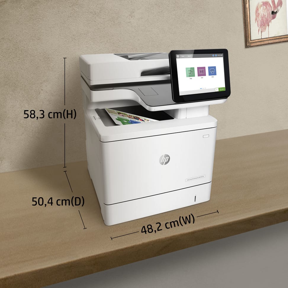 HP Laser M578dn Couleur MFP 3en1 A4 Réseau R/V PPM  (7ZU85A)