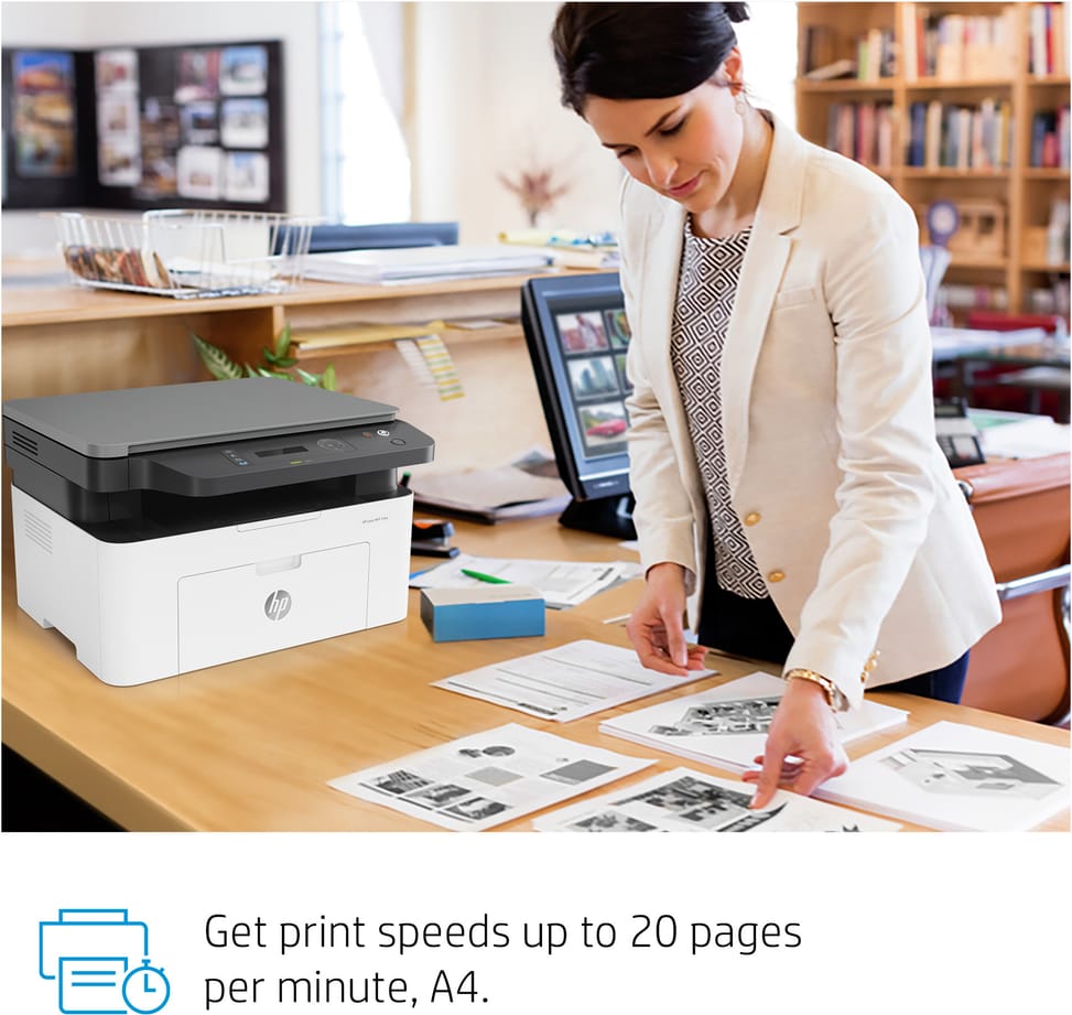 HP Laser 135w Mono MFP 3en1 A4 Wifi PPM B&W 20  (4ZB83A)