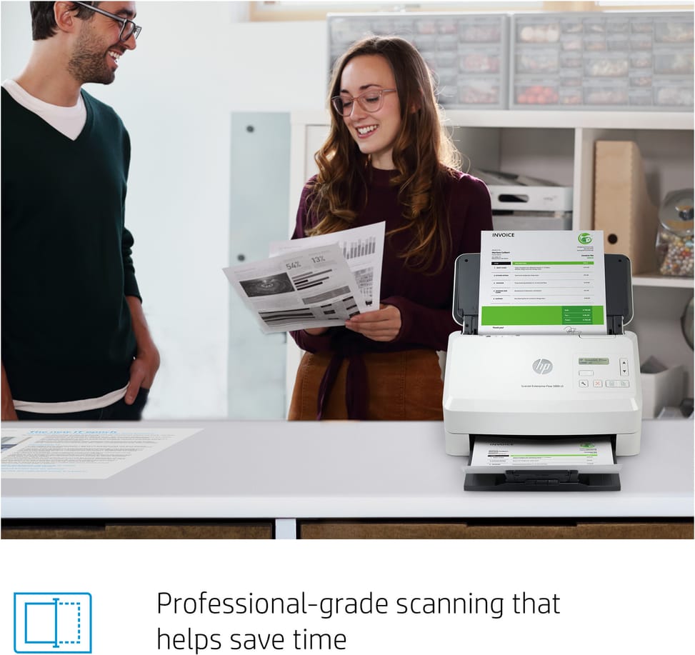 HP ScanJet Enterprise Flow 5000 s5 Scanner (6FW09A) — image 5