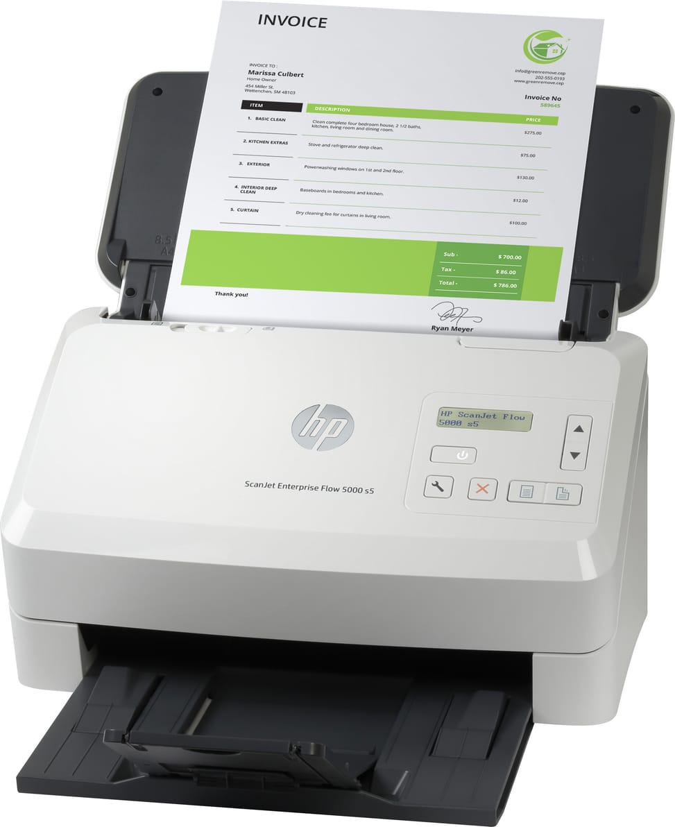 HP ScanJet Enterprise Flow 5000 s5 Scanner (6FW09A) — image 3