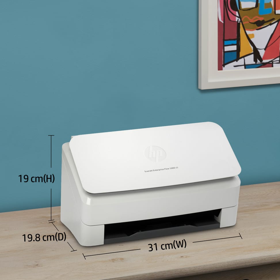 HP ScanJet Enterprise Flow 5000 s5 Scanner (6FW09A) — image 9