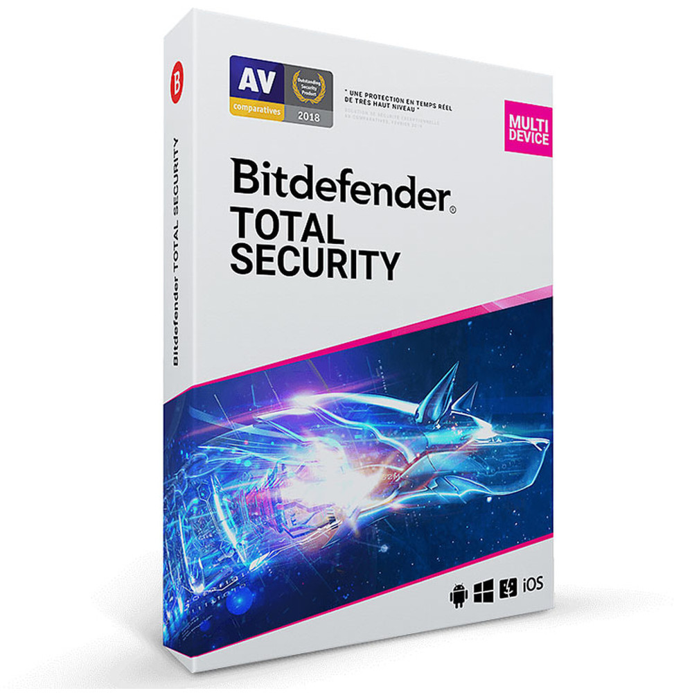 Bitdefender Total Security - 5 Postes / 1 an (CR_TS_5_12EXFR)