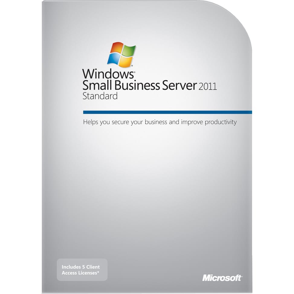 Microsoft Windows Small Business Server 2011 Standard Français 64 bits - 1 serveur, 5 clients - OEM (T72-02882) — image 1