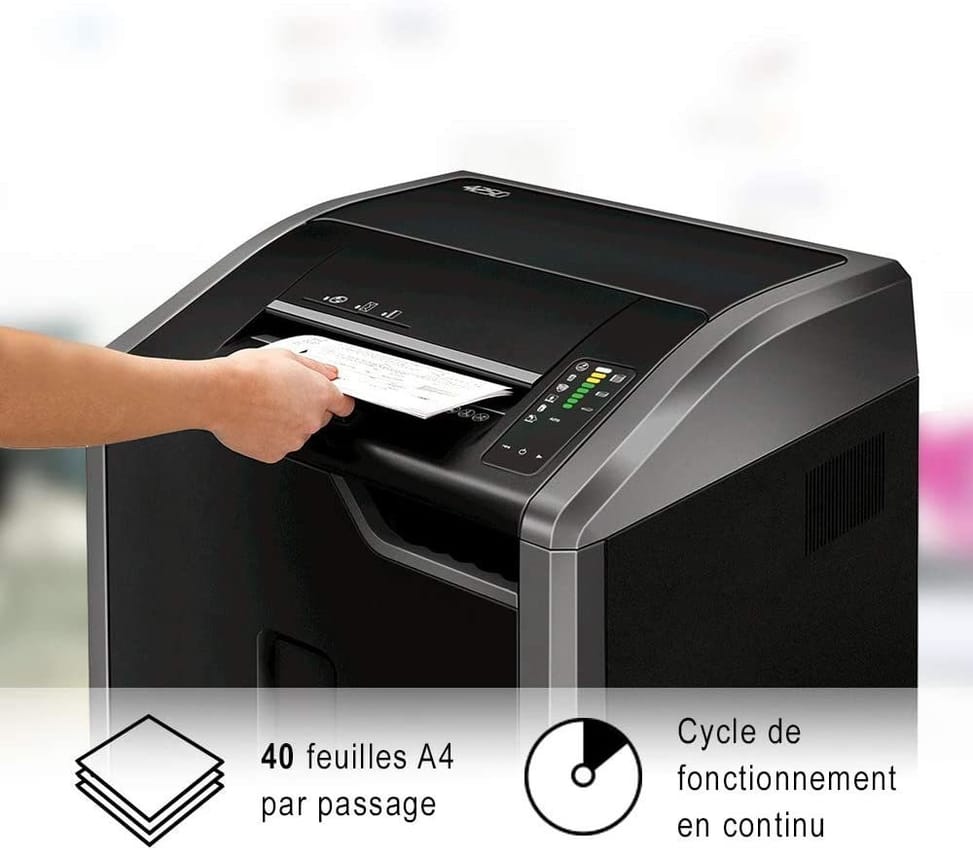 Destructeur Fellowes Powershred 425i Coupe droite (4698501)