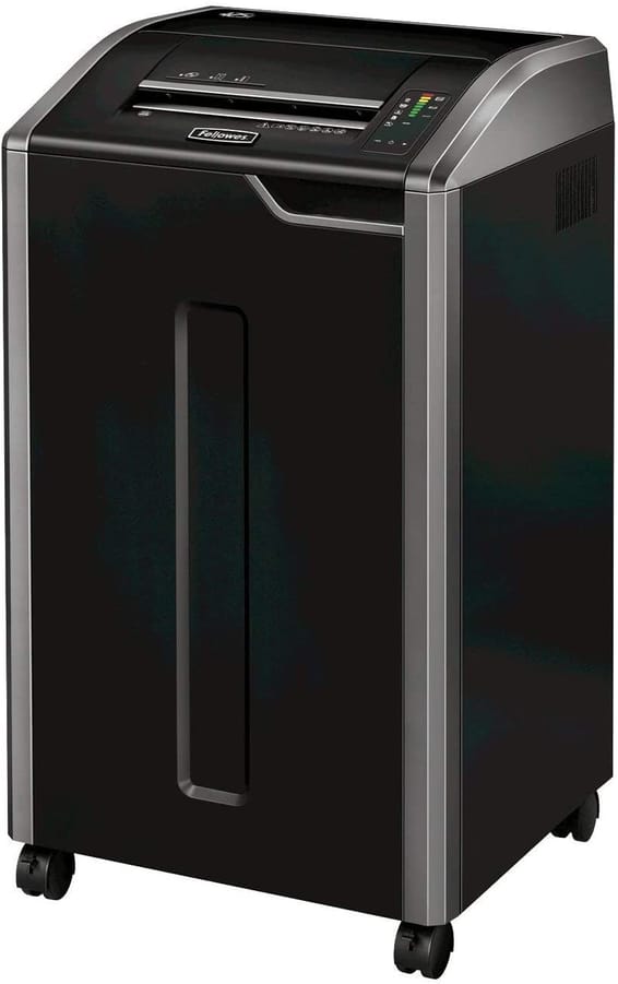 Destructeur Fellowes Powershred® 425i — Sécurité P-2 · 114 L · 40 feuilles/passage
