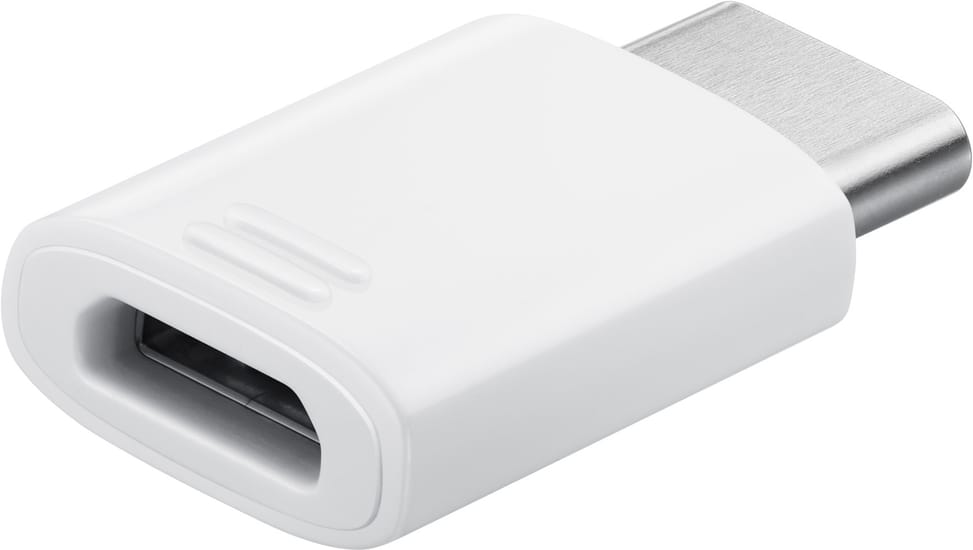 Adaptateur Samsung USB C vers Micro USB Blanc