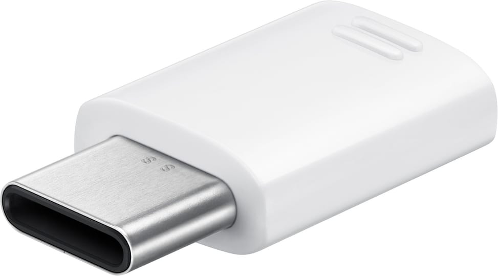 Adaptateur Samsung USB C vers Micro USB Blanc