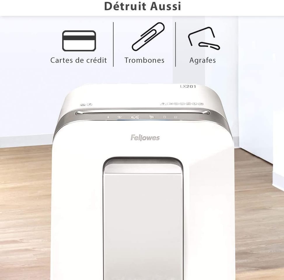 Destructeur Fellowes Powershred® LX201 microparticules (5050101)