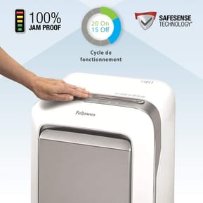 Destructeur Fellowes Powershred® LX211 — Sécurité P-5 · 23 L · 15 feuilles/passage — image 8