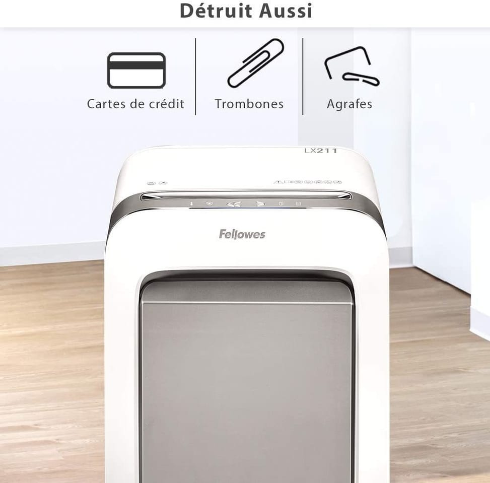 Destructeur Fellowes Powershred® LX211 microparticules (5050301)