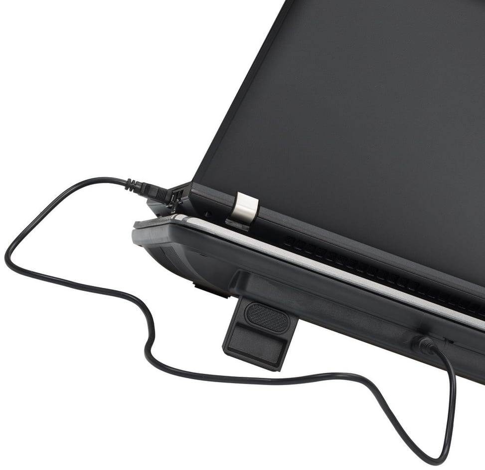 Support refroidisseur Rivacase pour ordinateurs portables 15,6" (5555 SILVER)
