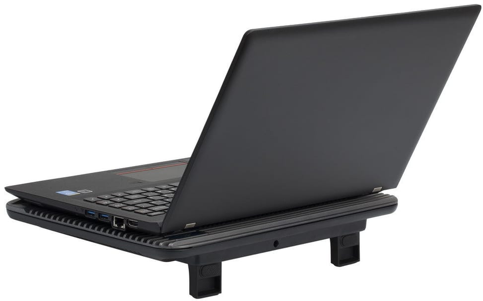 Support refroidisseur Rivacase pour ordinateurs portables 15,6" (5555 SILVER)