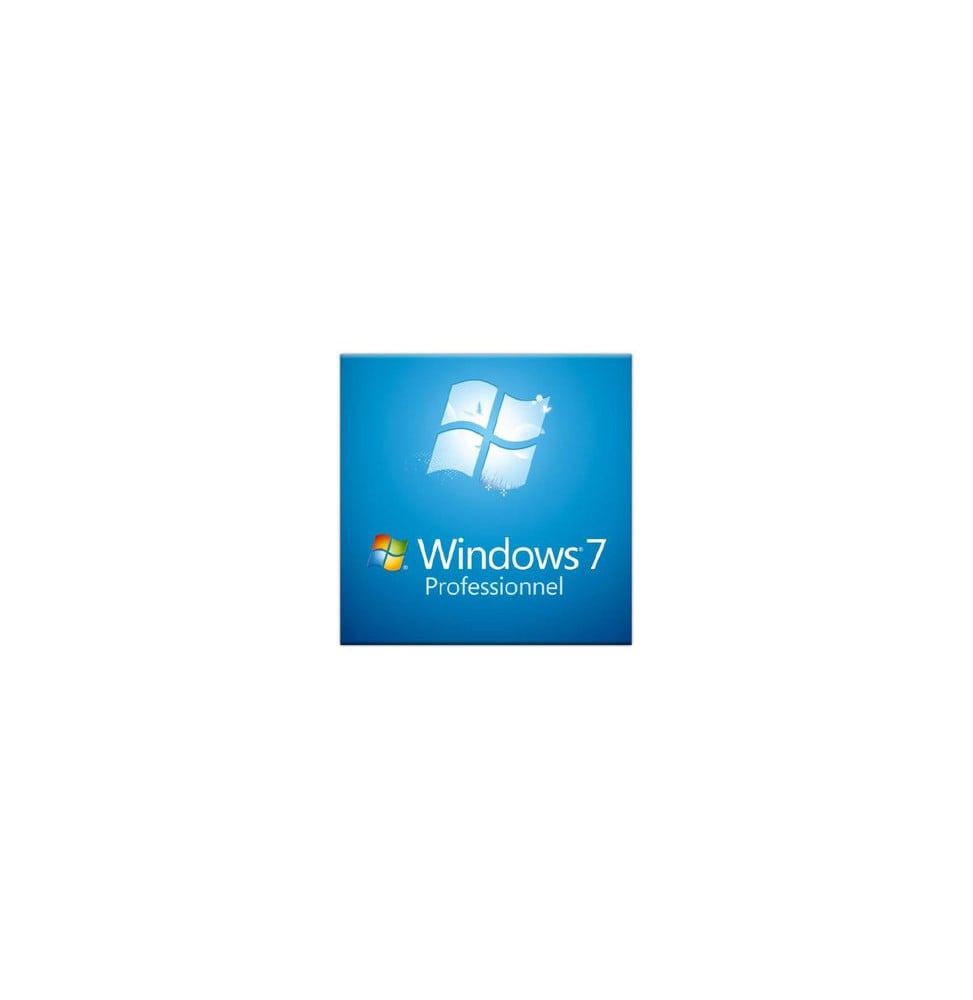 Microsoft Windows 7 Professional SP1 Français 64 bits - OEM (FQC-04652)
