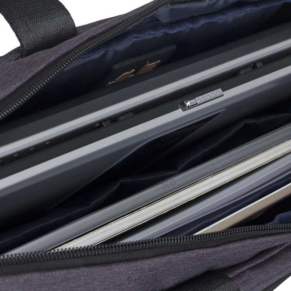 Sacoche Rivacase noire à bandoulière Suzuka 7730 pour ordinateurs portables 15.6" (7730 BLACK)