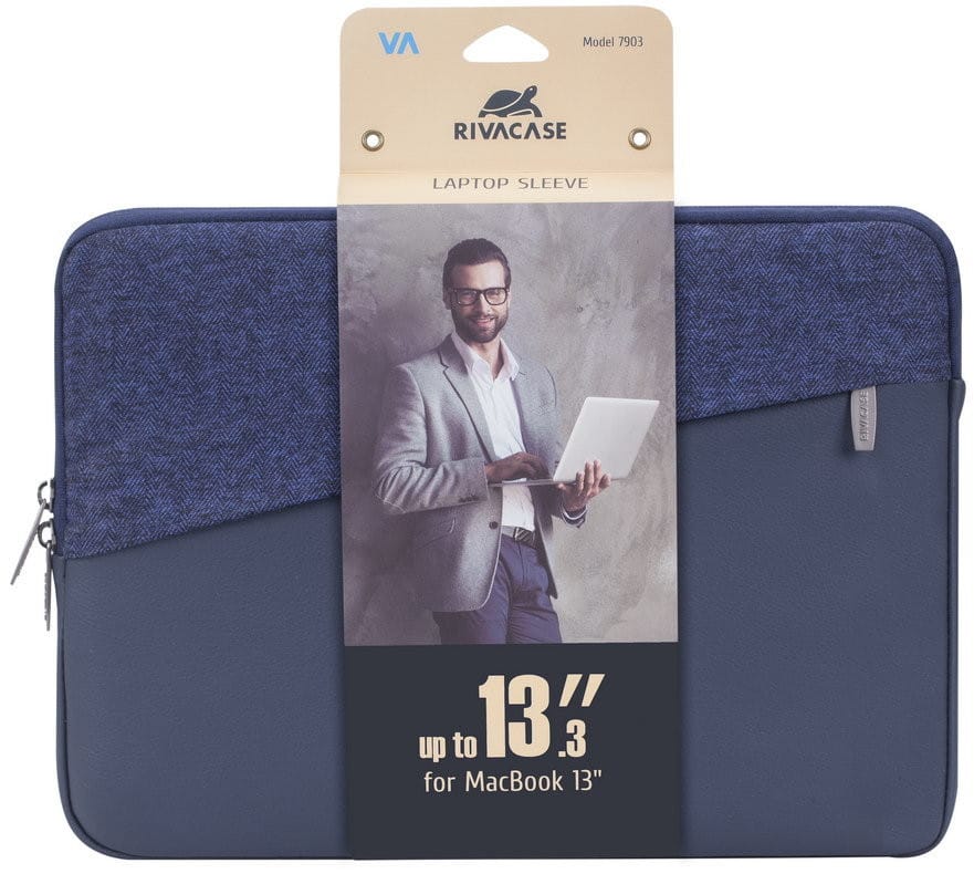 Pochette Rivacase 7903 pour MacBook Pro 13,3" bleu
