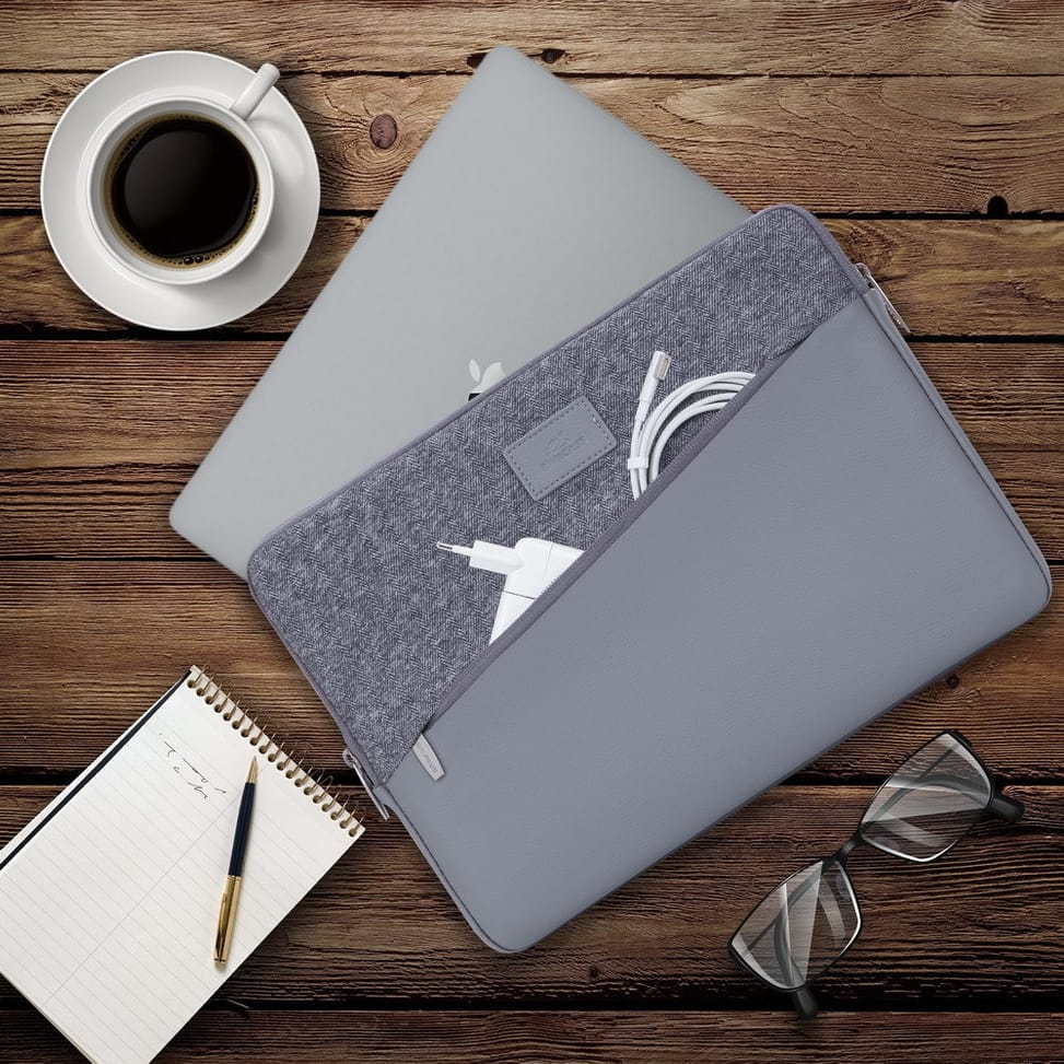 Pochette Rivacase 7903 pour MacBook Pro 13,3" gris