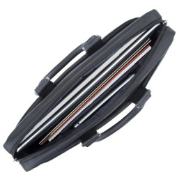 Sacoche Rivacase noire Narita 8135 pour ordinateurs portables 15,6" (8135 Black)