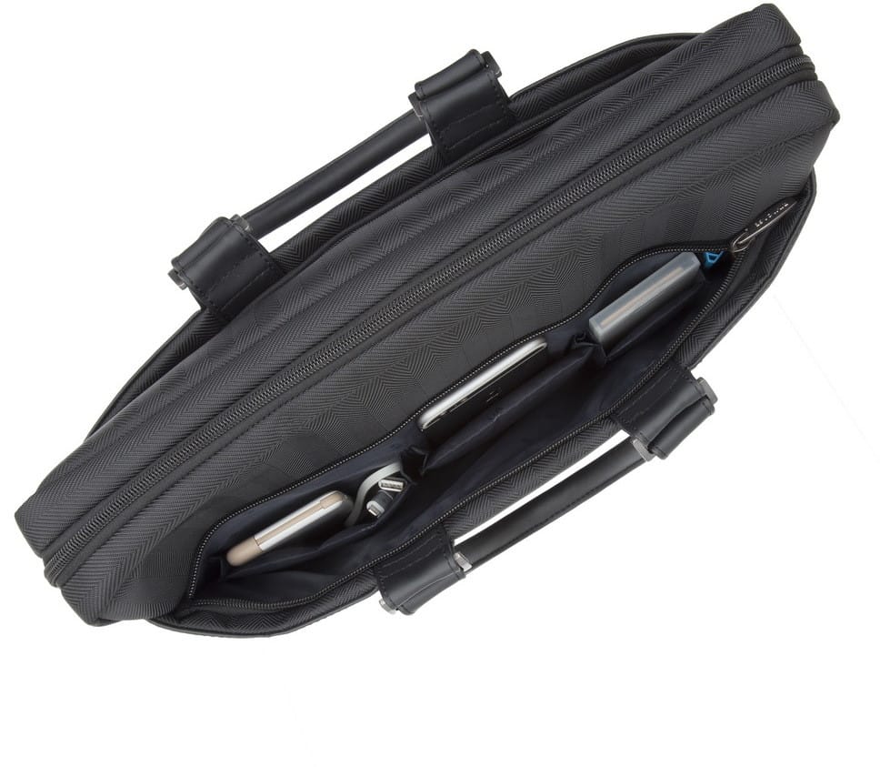 Sacoche Rivacase noire Narita 8135 pour ordinateurs portables 15,6" (8135 Black)