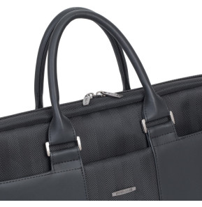Sacoche Rivacase noire Narita 8135 pour ordinateurs portables 15,6" (8135 Black)