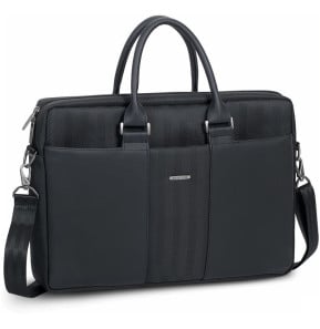 Sacoche Rivacase noire Narita 8135 pour ordinateurs portables 15,6" (8135 Black)