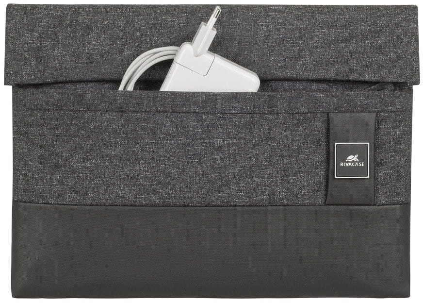غطاء Rivacase Lantau 8803 بلون أسود مُبرقش لـ MacBook Pro وUltrabook 13.3" (8803 black mélange) — صورة 7