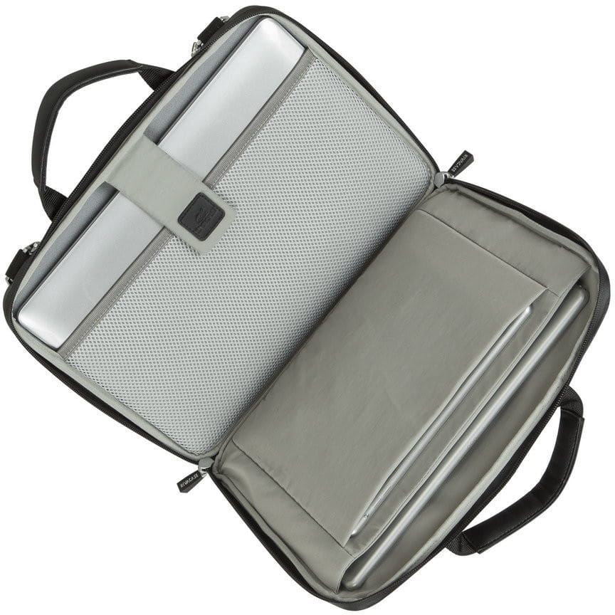 حقيبة Rivacase Lantau 8823 بلون أسود مُبرقش لـ MacBook Pro وUltrabook 13.3 بوصة (8823 black mélange) — صورة 5