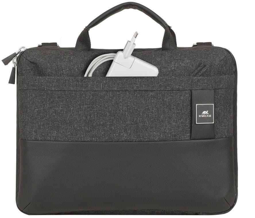 حقيبة Rivacase Lantau 8823 بلون أسود مُبرقش لـ MacBook Pro وUltrabook 13.3 بوصة (8823 black mélange) — صورة 1