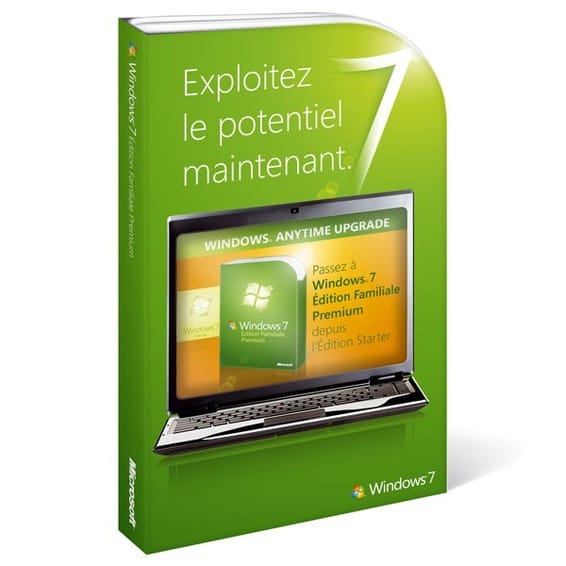 Microsoft Windows 7 Edition Familiale Premium - Mise à jour depuis Windows 7 Starter Français - Boite (4WC-00014)