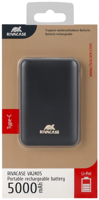 Batterie portable rechargeable Rivacase Rivapower VA2405 5000 mAh
