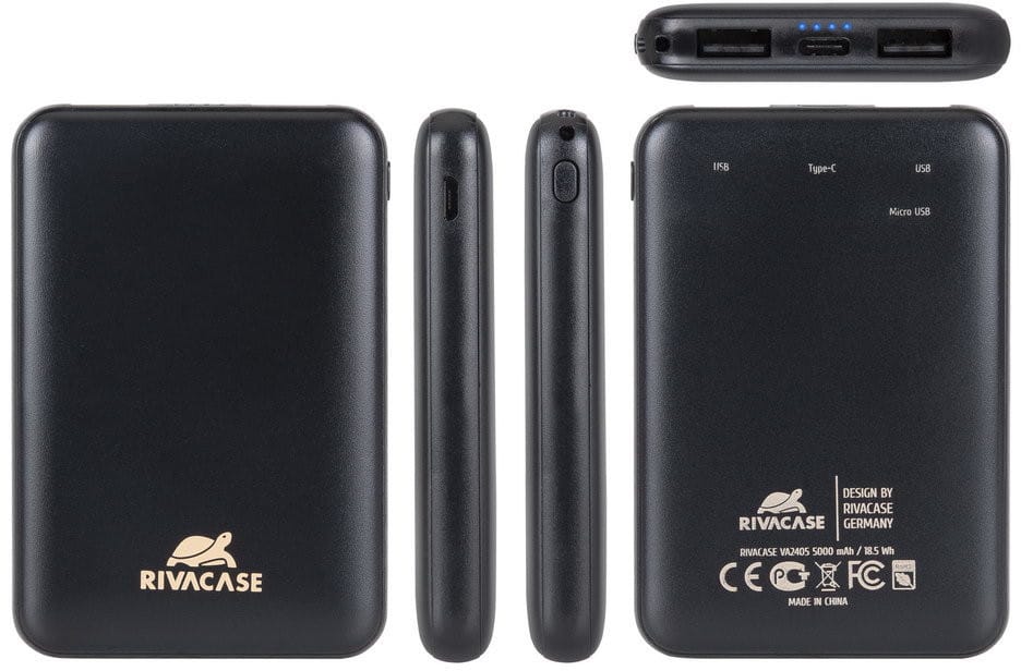 Batterie portable rechargeable Rivacase Rivapower VA2405 5000 mAh
