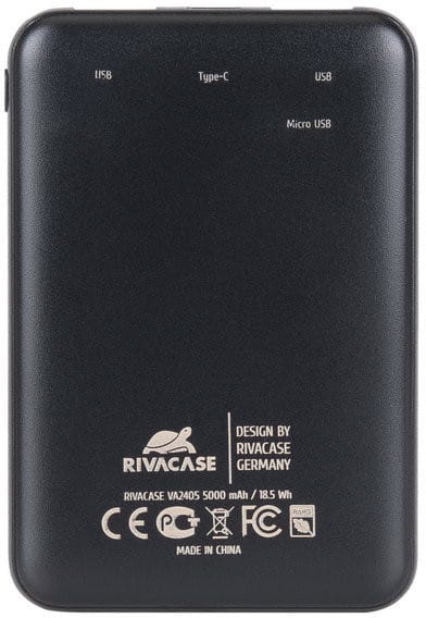Batterie portable rechargeable Rivacase Rivapower VA2405 5000 mAh