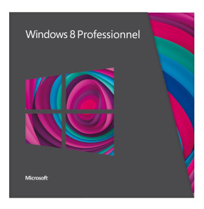 Microsoft Windows 8 Pro Français 32/64 bits DVD - Mise à jour - Boite (3UR-00020)
