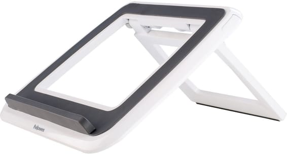 Support Fellowes QuickLift™ pour ordinateur portable I-Spire Series™ - Blanc (8210101)