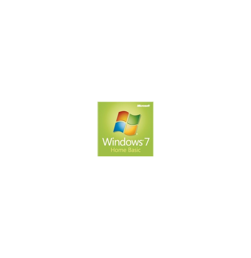 Microsoft Windows 7 Familiale Basic SP1 Français 32 bits - OEM (F2C ...